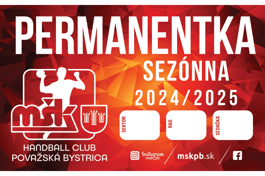 Permanentky stále v predaji