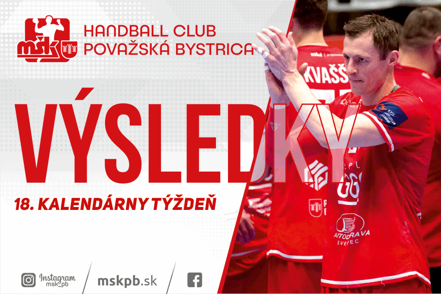 VÝSLEDKY ZÁPASOV (18. KT)