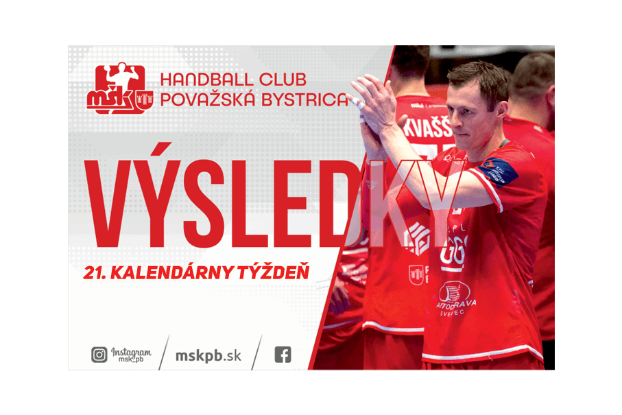 VÝSLEDKY ZÁPASOV (21. KT)